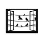 Wallity Birds in Front Of The Window - 3